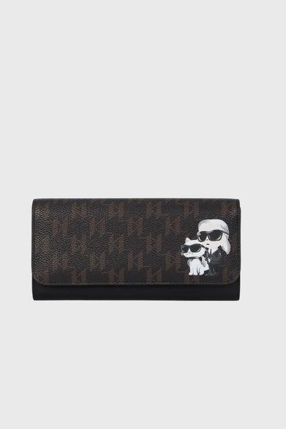 Karl Lagerfeld Ikon Monogram CC Cont Wallet B1W32015