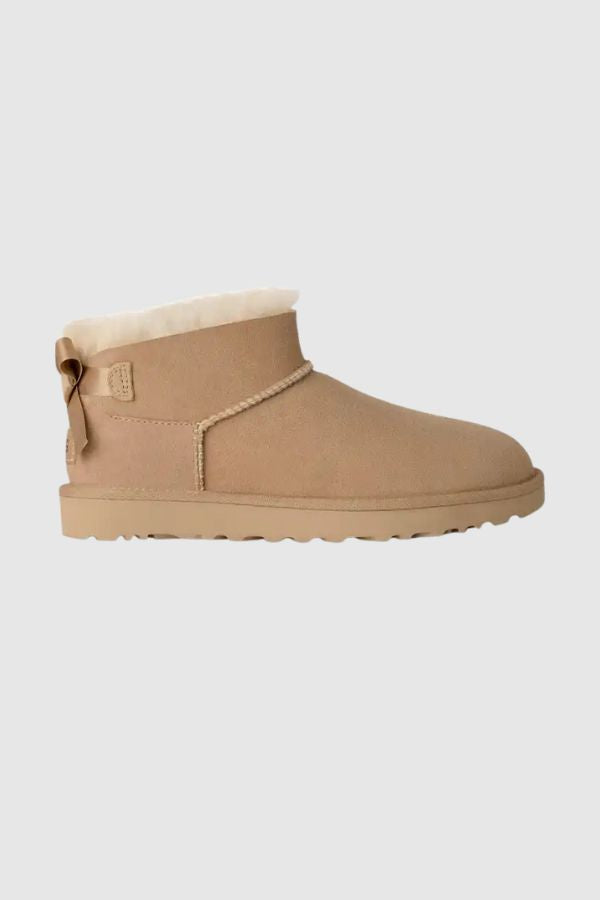 UGG Ultra Mini Bailey Bow Μποτάκι Κοντό 1185491