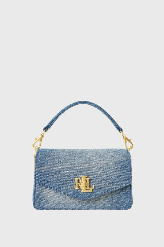 Ralph Lauren Washed Denim Small Tayler Crossbody Bag 431947898001