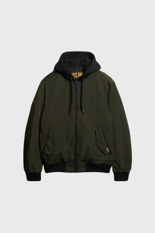 Superdry Military Hooded Μπουφάν M5011722A