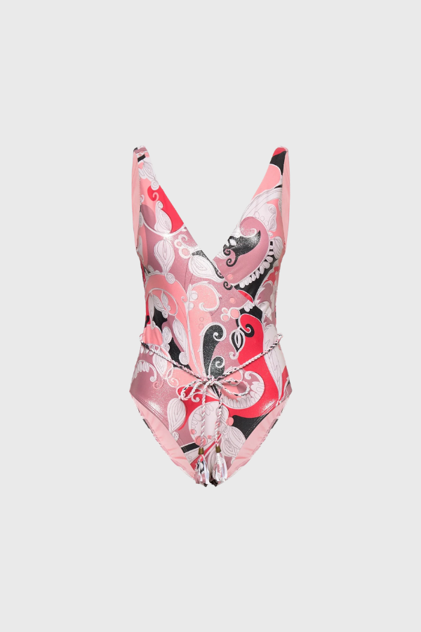 Ted Baker Reburta Tie Front Plunge Μαγιό 268095