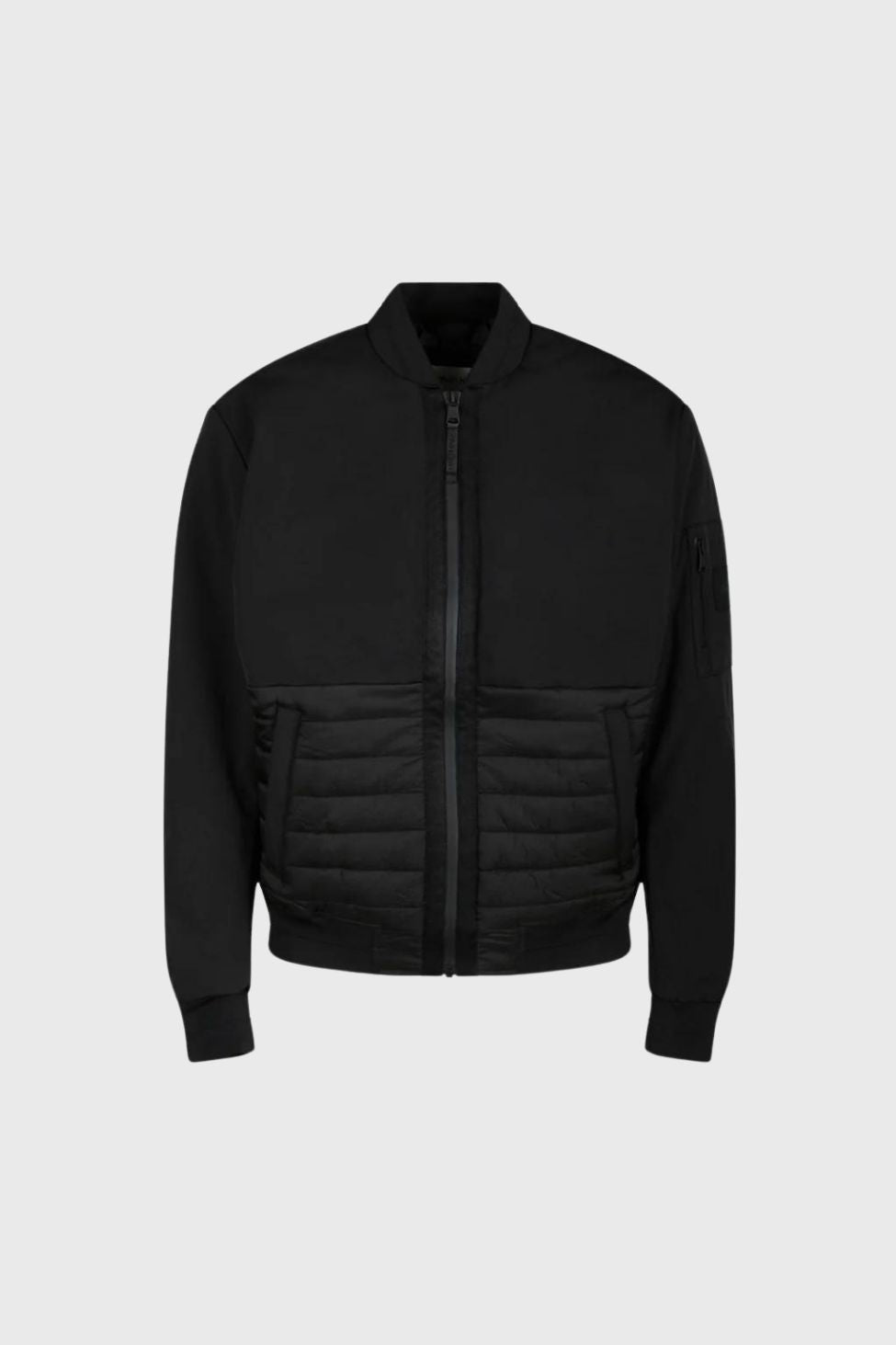 Calvin Klein Black Padded Bomber Μπουφάν K10K111802