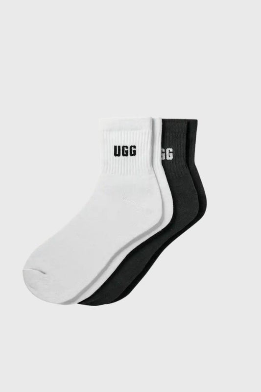 Ugg Quinlin Logo Quarter 2 Pack Socks 1171623