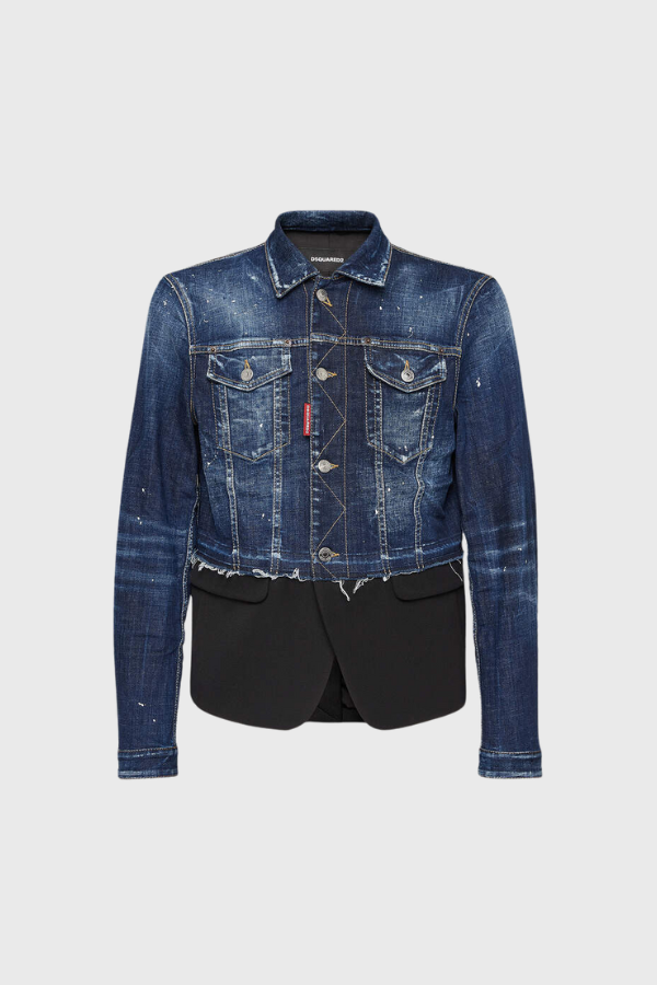 Dsquared2 Cut Off Jean Jacket S74AM1513S30664