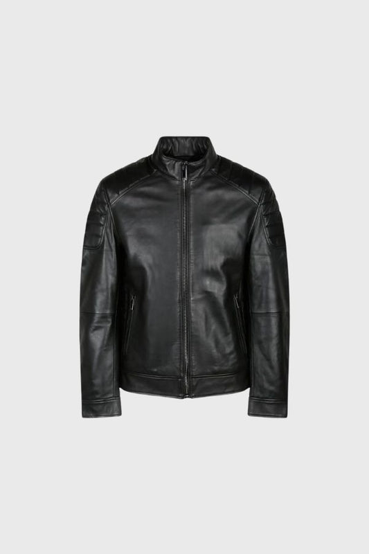 Calvin Klein Black Leather Jacket K10K111941-BEH