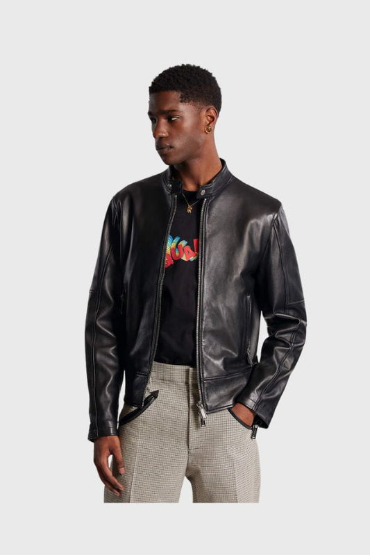 Dsquared2 Biker Bomber Δερμάτινο  S74AM1328-SY1491-900