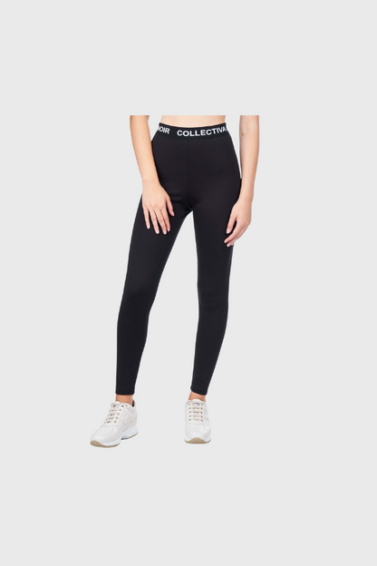 Collectiva Noir Γυναικείο Κολάν Les W Leggings CNP8WB22PNT