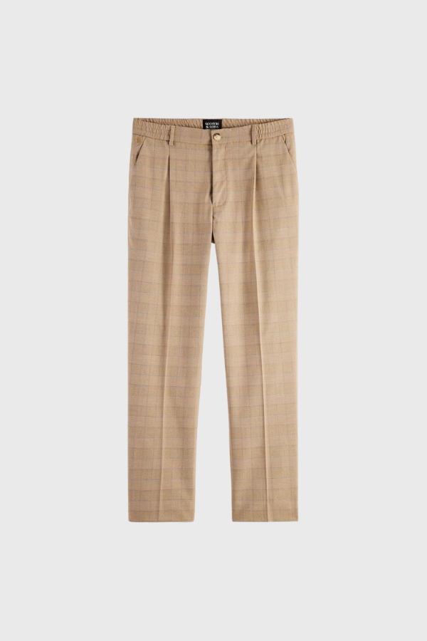 Scotch & Soda Blake Checked Slim-Fit Chino Παντελόνι 165933