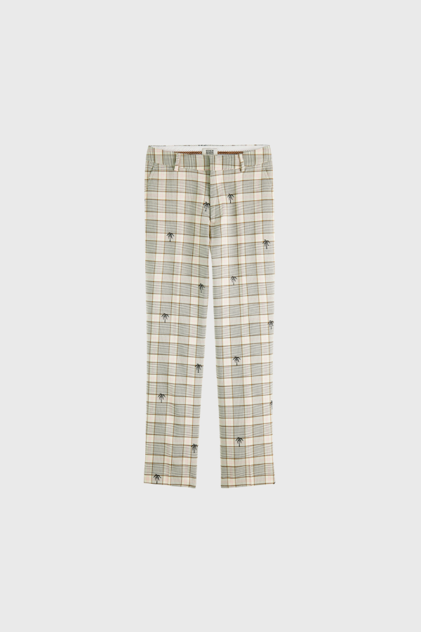 Scotch & Soda Abott Checked Regular-Fit Παντελόνι 166115