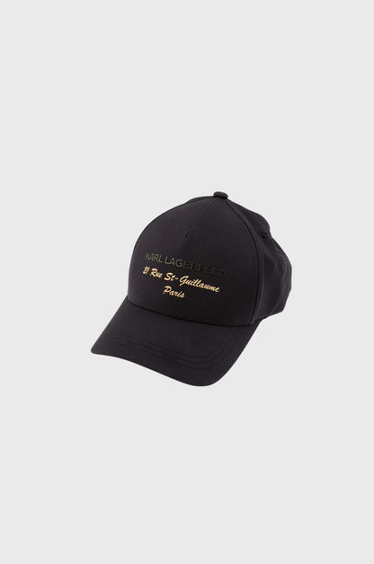 Karl Lagerfeld Καπέλο Basecap Logo Μαύρο 805612-532122