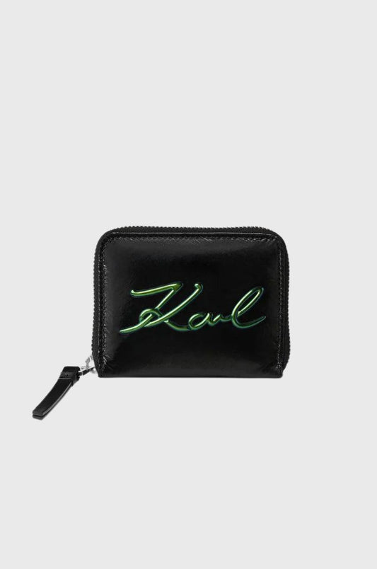 Karl Lagerfeld K/Signature Soft Small Zip Πορτοφόλι 226W3221