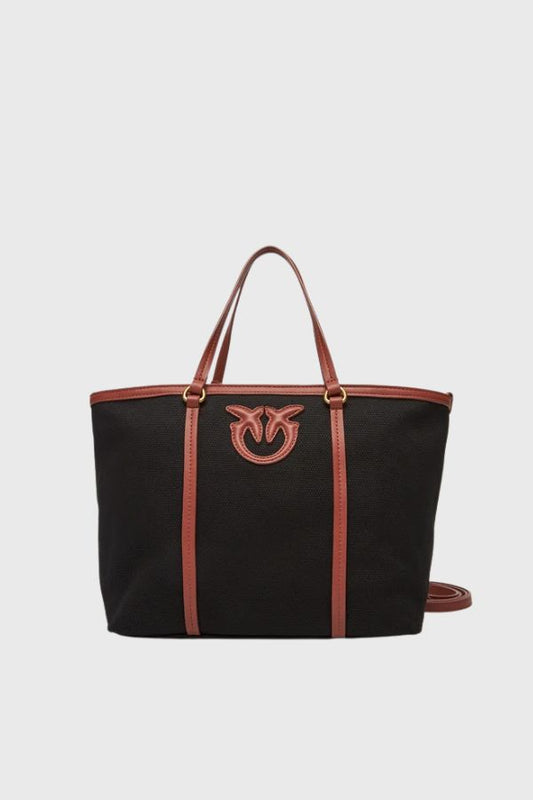Pinko Canvas Shopping Bag 104714 A2G2