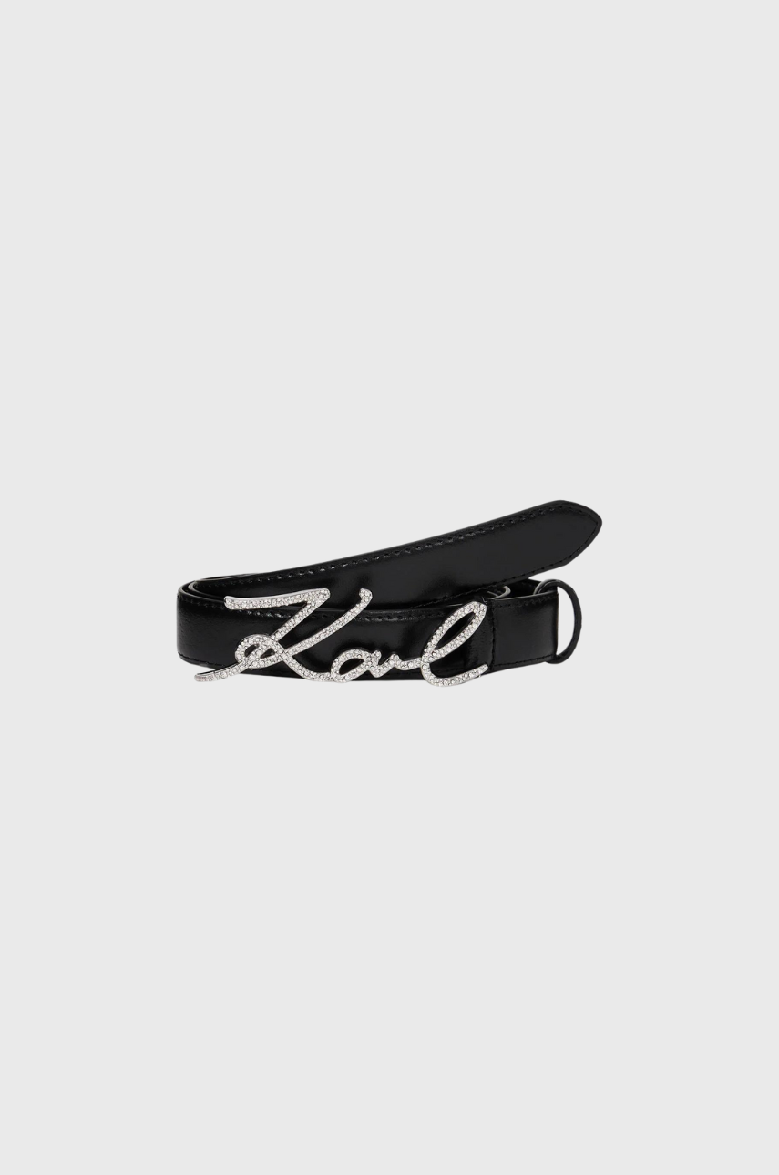 Karl Lagerfeld K/Signature Crystal Belt 246W3101