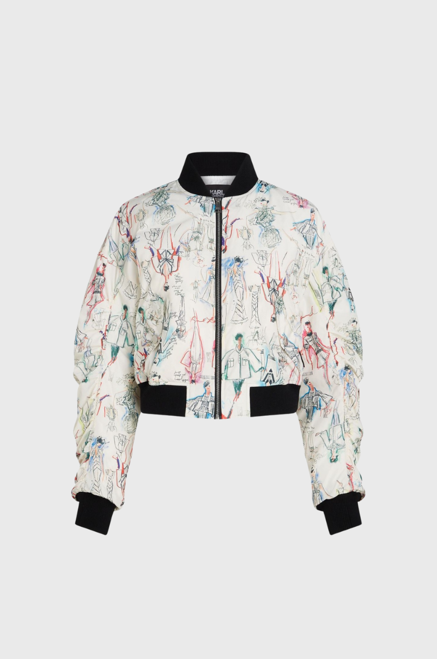 Karl Lagerfeld Archive Bomber 245W1409