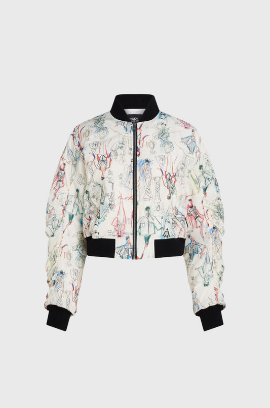 Karl Lagerfeld Archive Bomber 245W1409