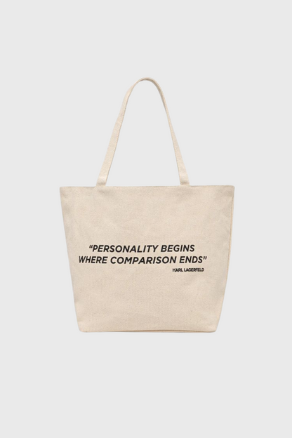 Karl Lagerfeld K/Quote Reversible Canvas Shopping Bag A1W50072