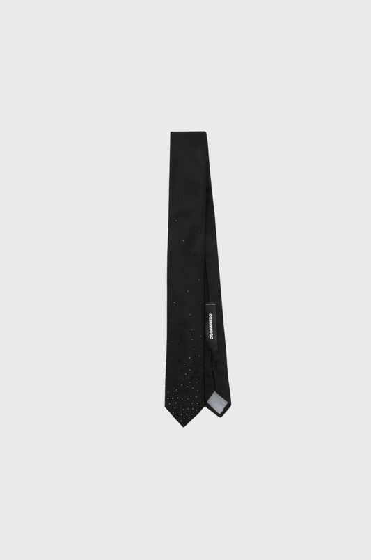 Dsquared2 Embellished Silk Tie TIM000200103941