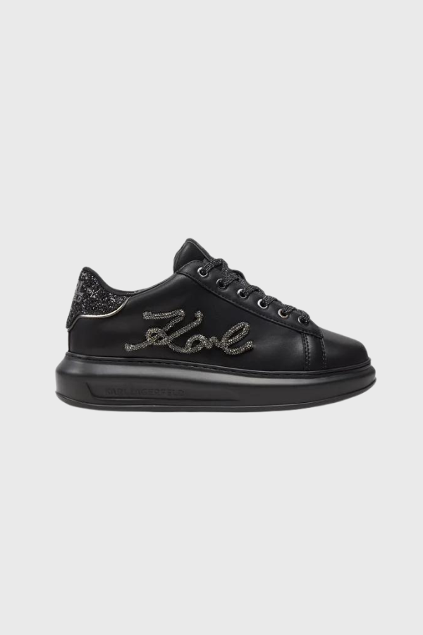 Karl Lagerfeld Signia Rhinestone Sneakers KL62510G- oox