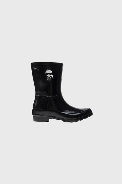 Karl Lagerfeld Kalosh Ikonic Midi Hi Shine Μπότες KL47073