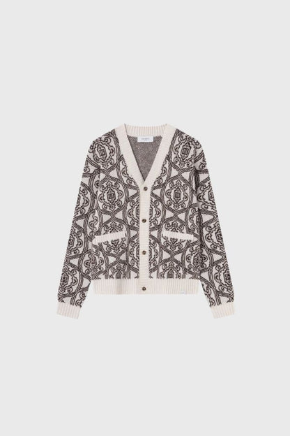 Les Deux Fillip Jacquard Cardigan LDM310097-215856