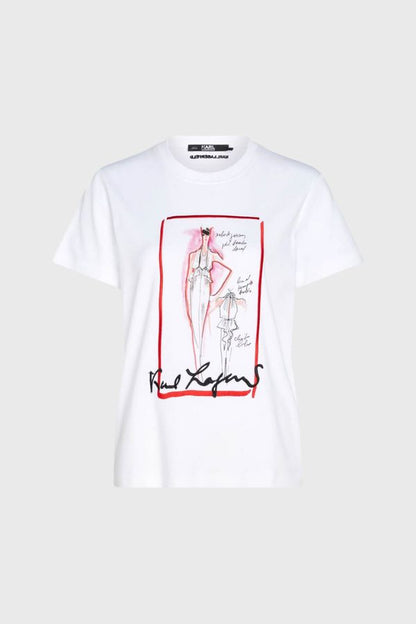 Karl Lagerfeld Archive T-Shirt 245W1713