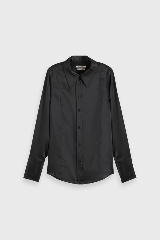 Scotch & Soda Core Satin Shirt  177651CO90