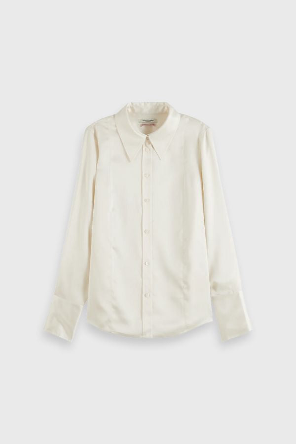 Scotch & Soda Core Satin Shirt  177651CO90