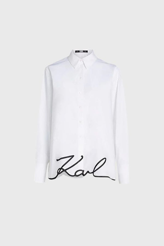 Karl Lagerfeld Hem Signature Shirt 236W1606