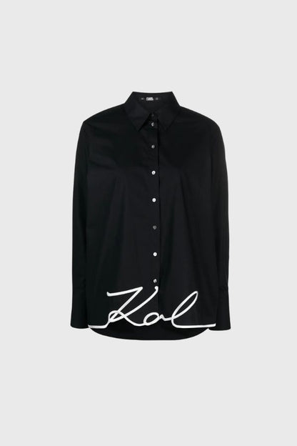 Karl Lagerfeld Hem Signature Shirt 236W1606