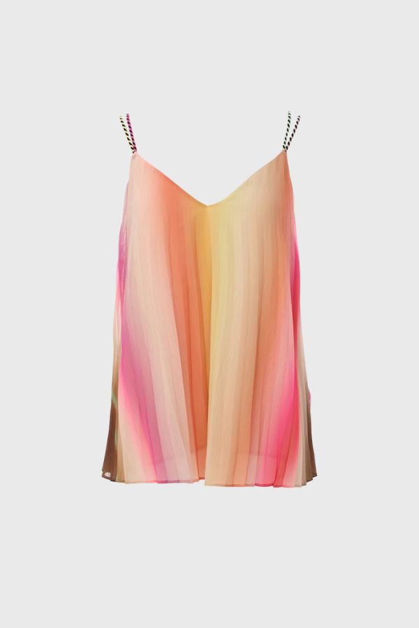 Scotch & Soda Pleated V-Neck Tank Top 171786