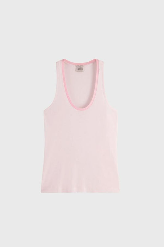 Scotch & Soda Scoop-Neck Jersey Tank Top 166220