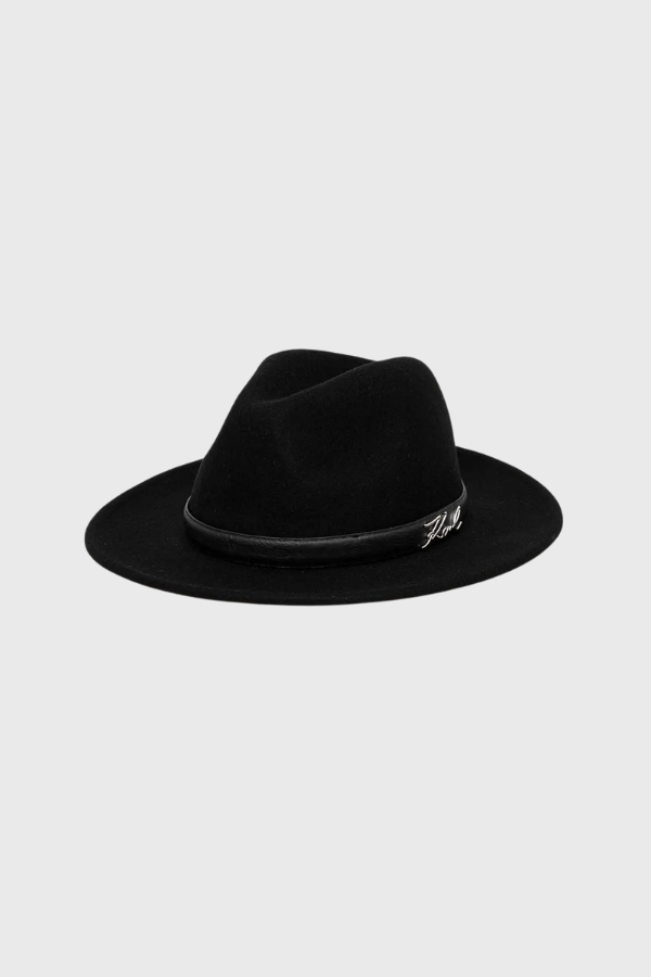 Karl Lagerfeld Κ/signature Fedora Hat 246W3410