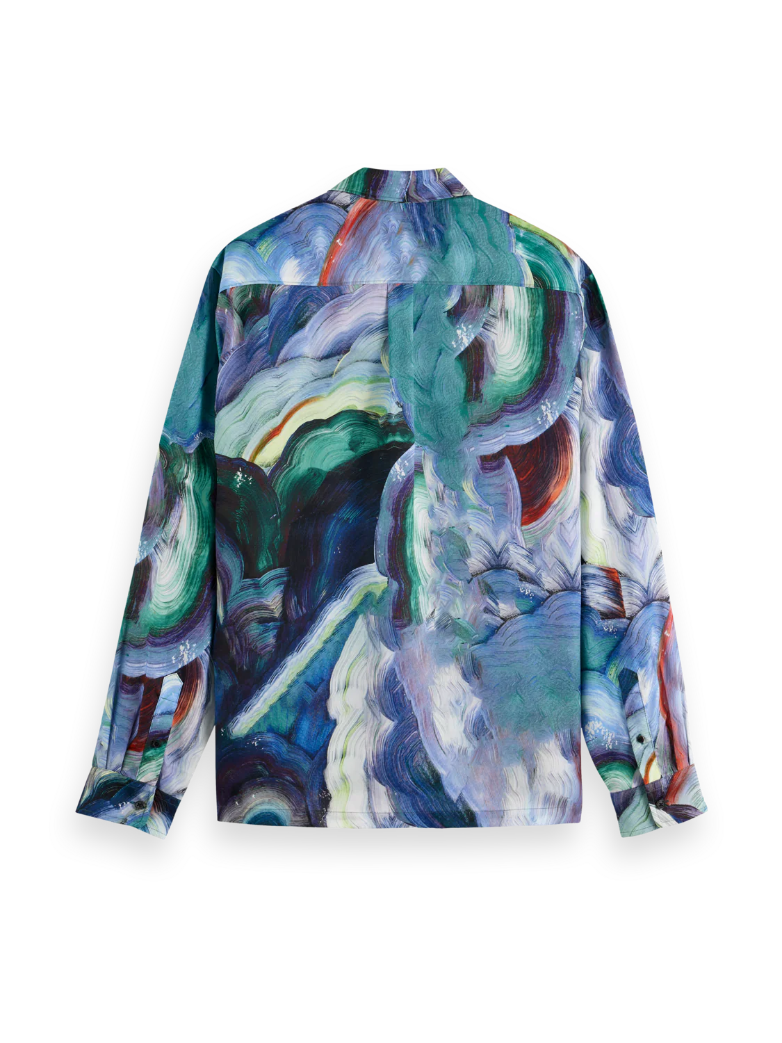 Scotch & Soda Abstract Print Tencel Shirt 180123