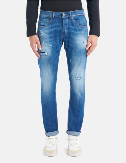 Dondup George Skinny Jeans In Stretch Denim UP232 DS0107U