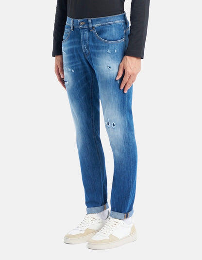 Dondup George Skinny Jeans In Stretch Denim UP232 DS0107U