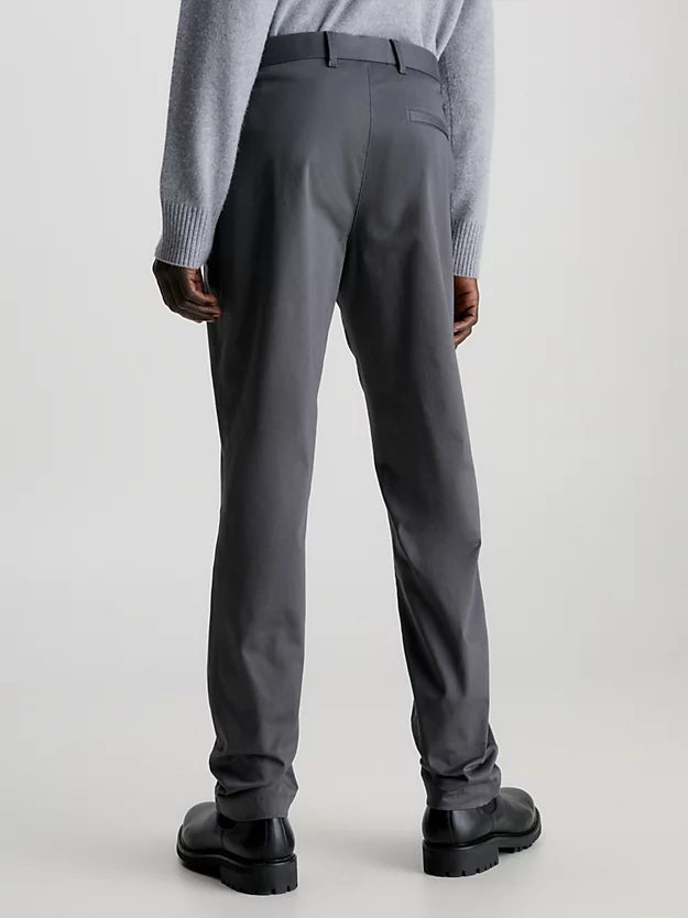 Calvin Klein Satin Stretch Slim Παντελόνι K10K110963