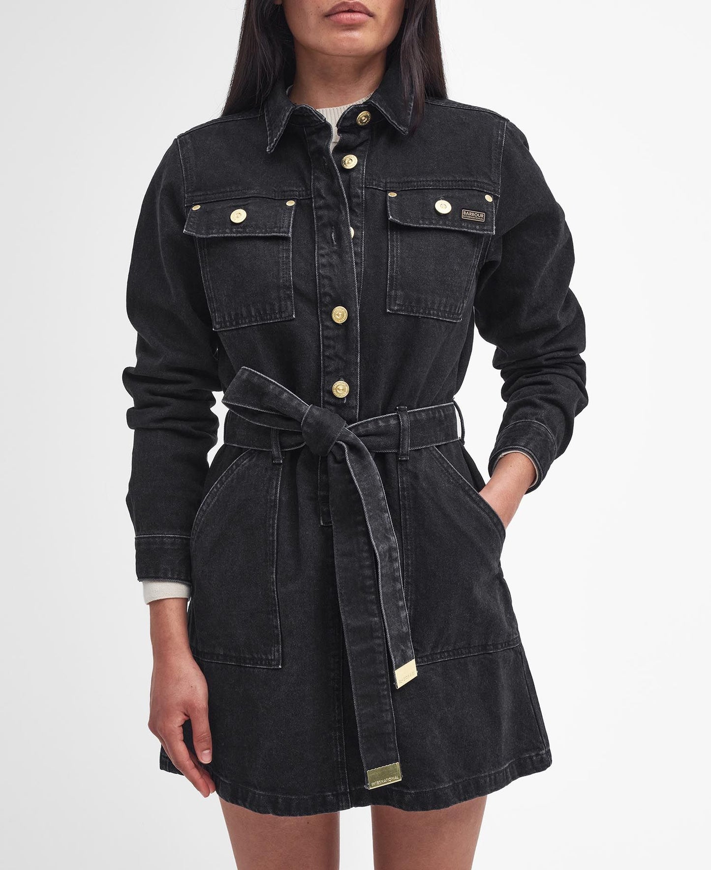 Barbour Jada Denim Shirt Φόρεμα LDR0853