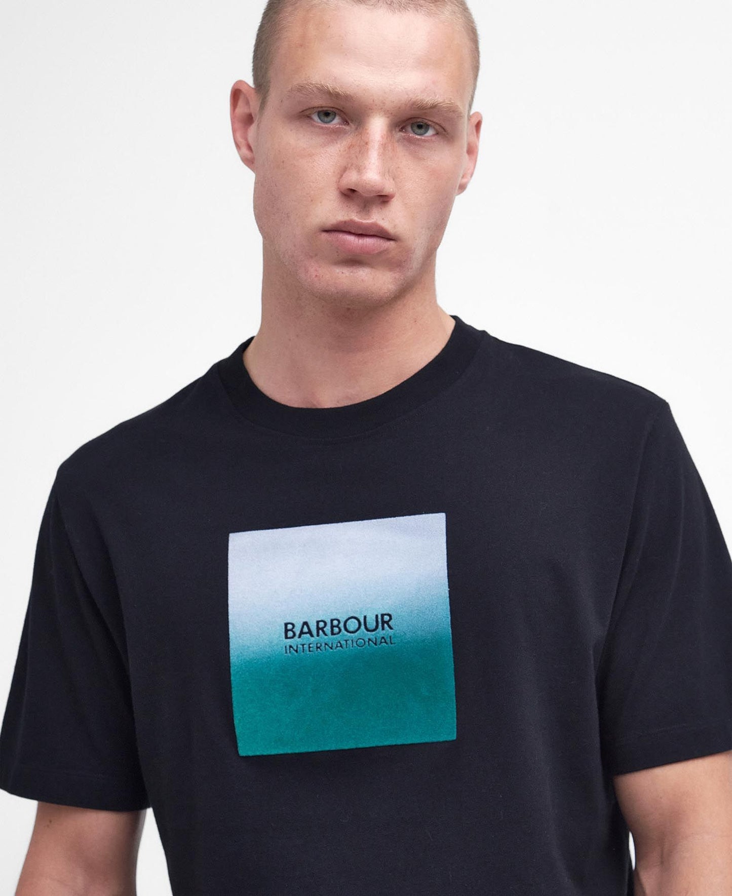 Barbour International Ombre Logo Relaxed Fit T-Shirt MTS1282