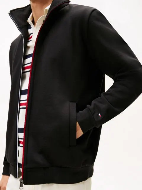 Tommy Hilfiger Πουλόβερ Με Φερμουάρ Και Signature Ρίγα MW0MW40481