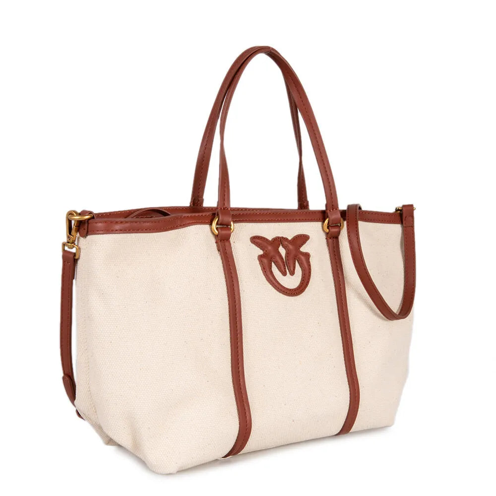 Pinko Canvas Shopping Bag 104714 A2G2