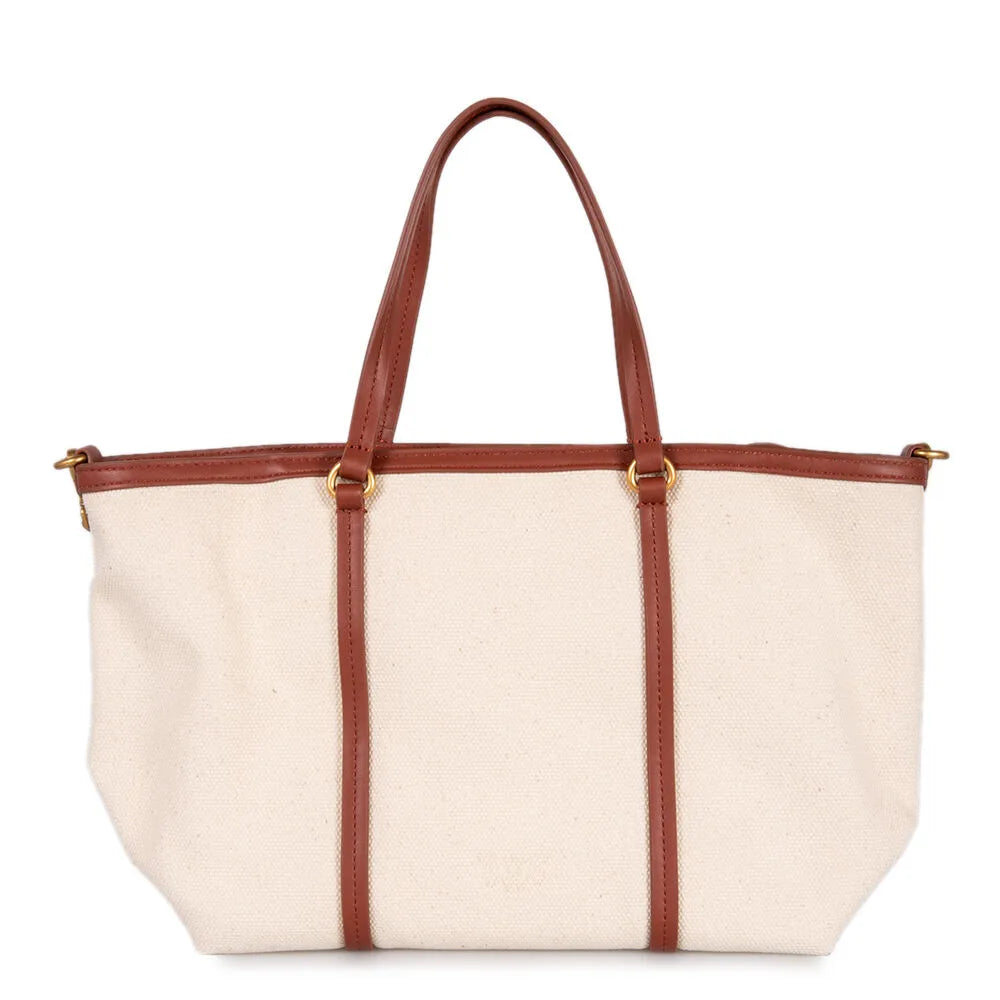 Pinko Canvas Shopping Bag 104714 A2G2