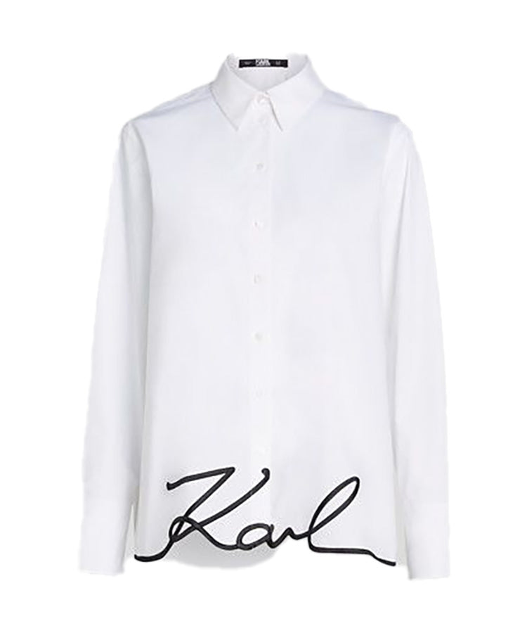 Karl Lagerfeld Hem Signature Shirt 236W1606