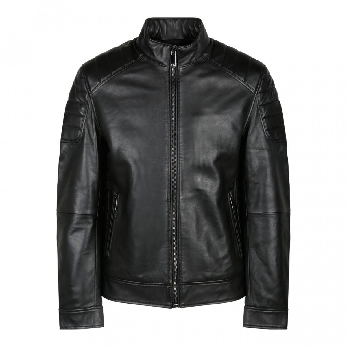 Calvin Klein Black Leather Jacket K10K111941-BEH