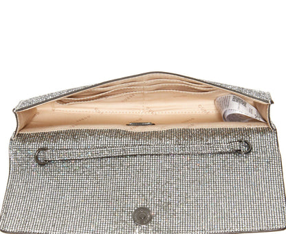 Guess βραδινό τσαντάκι pixi rhinestone clutch  VΜ788473-4225422