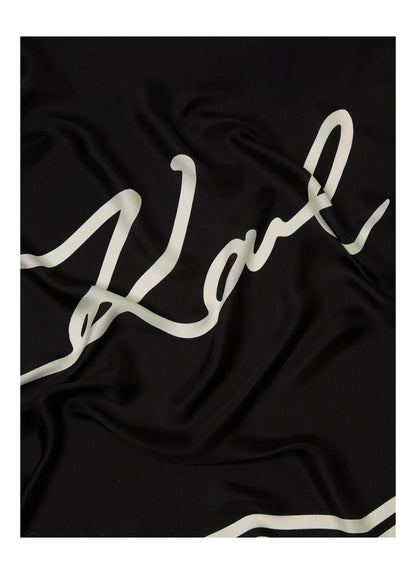 Karl Lagerfeld K/Signature Silk Scarf 245W3307