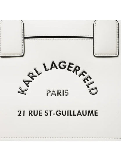 Karl Lagerfeld Rue St-Guillame Raffia Tote Bag  230W3057