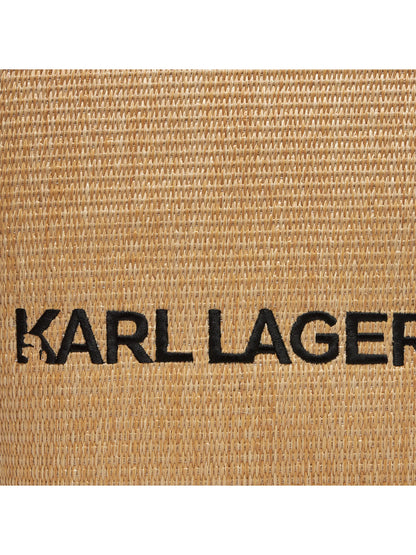 Karl Lagerfeld Essential Raffia Tote 241W3057