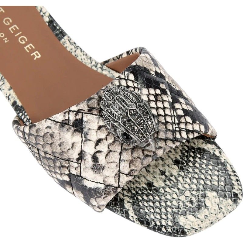 Kurt Geiger London Snake Print Flat Σανδάλια 8496139719