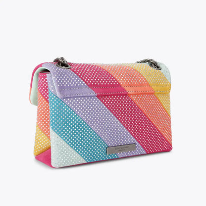 Kurt Geiger Leather Mini Rainbow Stripe Bag 3582299209