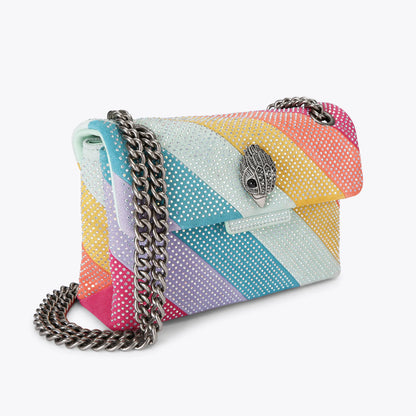 Kurt Geiger Leather Mini Rainbow Stripe Bag 3582299209